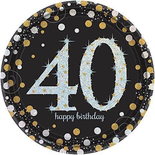 Plates - BV -Sparkling Celebration 40 - 7&quot; - 8pkg