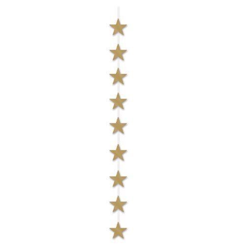 Hanging Stringer-Gold Hollywood Stars-1pkg-6.6ft