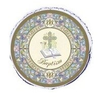 Foil Balloon - Baptism Cross - 18&quot;