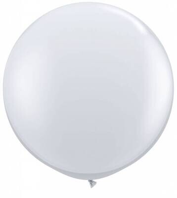 Latex Balloon-Diamond Clear-1pkg-36&quot;