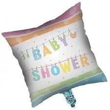 Foil Balloon - Baby Shower Clothesline - 18"
