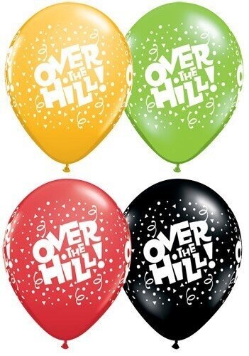 Latex Balloon-Over The Hill Confetti Assortment-1pkg-11&quot;
