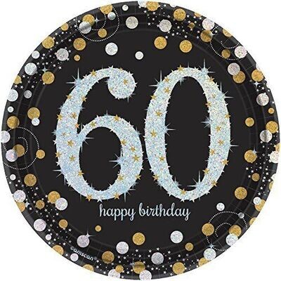 Beverage Plates-Sparkling Celebration 60