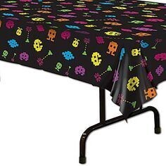 Tablecover-Rectangle-Totally 80&#39;s-54&#39;&#39;x108&#39;&#39;-Plastic-1pkg - Discontinued
