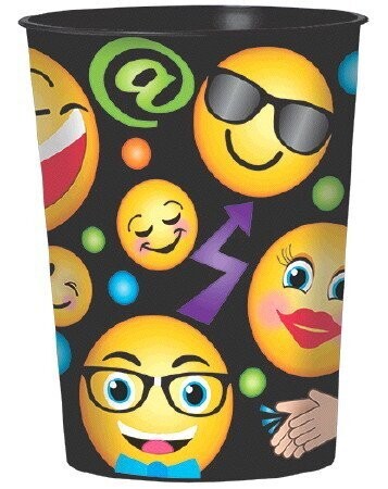 Plastic Cups - Emoji LOL - 16oz