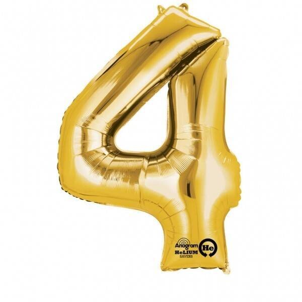 Foil Balloon - Gold #4 - 24&quot;x36&quot;