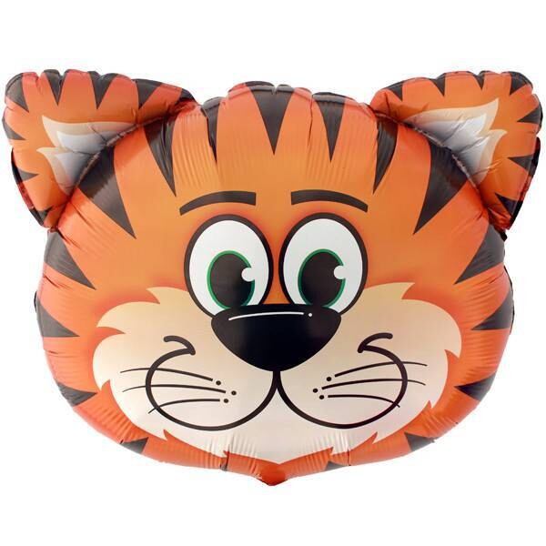Foil Balloon - Smiling Tiger - 30&quot;