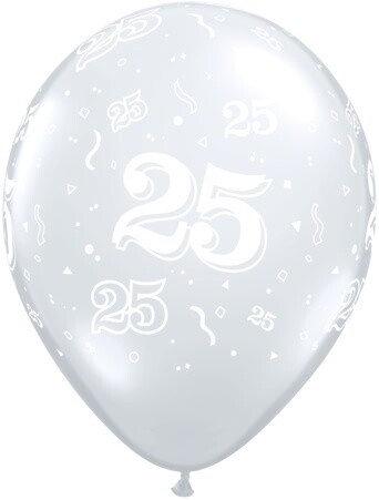 Latex Balloon-25 A Round-1pkg-11&quot;