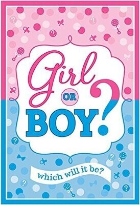 Invitations - Gender Reveal - 8pk