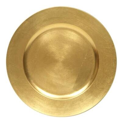 Rental-Gold Charger Plate-Individual-1 Day