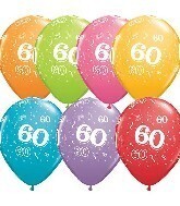 Latex Balloon-60 A Round Assortment-1pkg-11&quot;