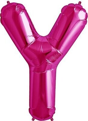 Foil Balloon - Pink - Y - 34'' Foil Balloon - Pink - Y - 34''