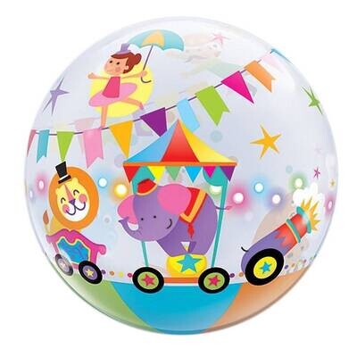 Bubble Balloon - Circus 1pk (22&quot;)