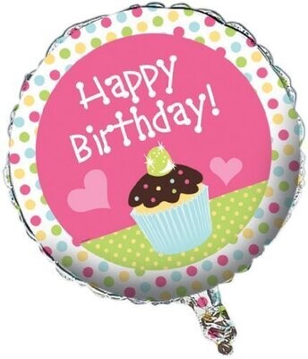 Foil Balloon - Happy Birthday Sweet Treats - 18&quot;