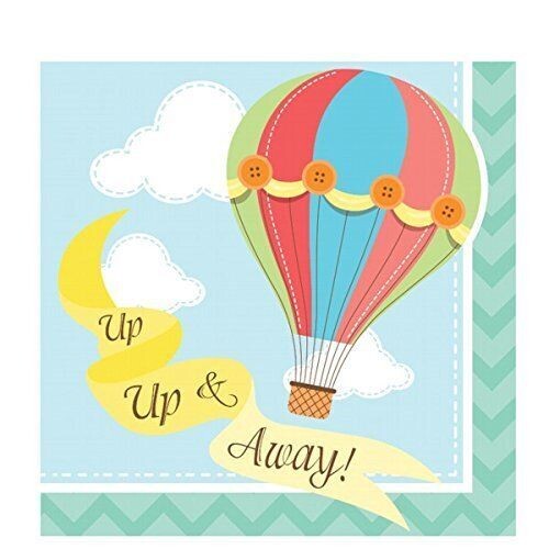 Napkins-BEV-Up, Up &amp; Away-16pk-2ply- Final Sale