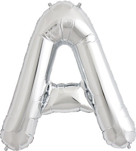 Foil Balloon - Silver - A - 34&#39;&#39;