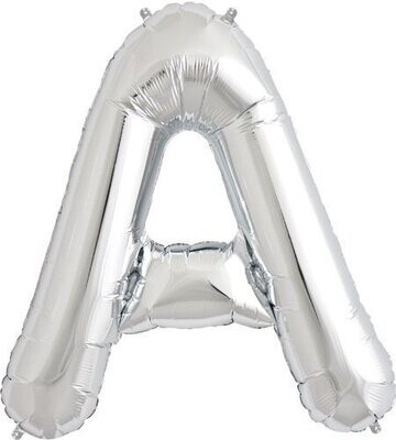 Foil Balloon - Silver - A - 34''