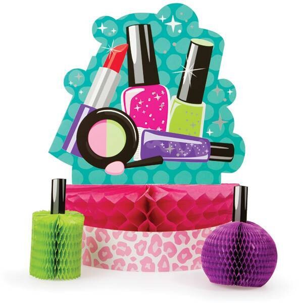 Centerpiece-Honeycomb-Sparkle Spa Party-1pkg-9&quot;x12&quot;