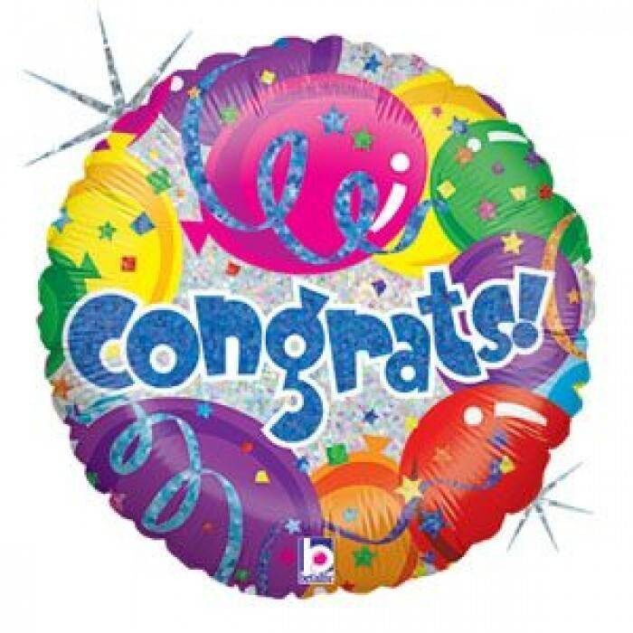 Foil Balloon - Congrats! - 18&#39;&#39;