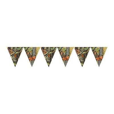 Flag Banner - Hunting Camo - 1pkg - 10ft