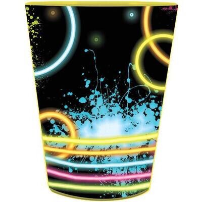 Plastic Cup-Glow Party-1pkg-16oz - Discontinued