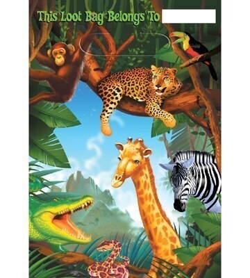 Loot Bags-Safari-8pk
