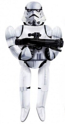 Foil Balloon - Airwalker - Star Wars Stormtrooper - 33&quot;x70&quot;