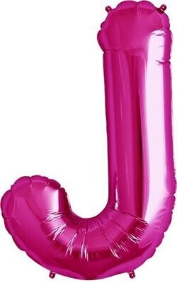 Foil Balloon - Pink - J - 34&quot;
