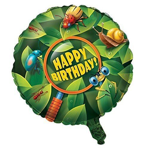 Foil Balloon - Bug-Eyed Happy Birthday - 18&quot;