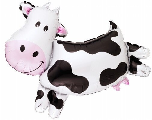 Foil Balloon-Supershape-Jumping Cow