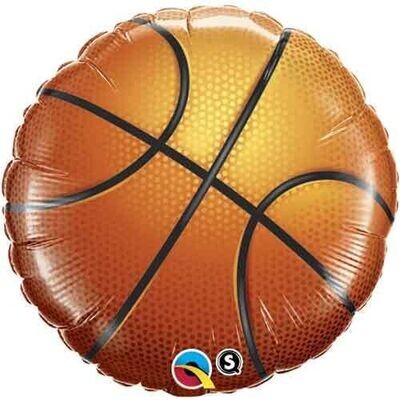 Foil Balloon - Basketball - 18&quot;