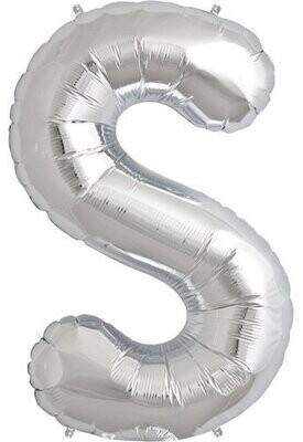 Foil Balloon - Silver - S - 34&#39;&#39;