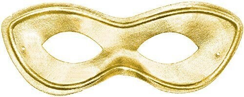 Mask-Superhero Gold-Fabric