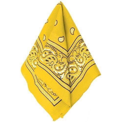 Bandana-Yellow-20&#39;&#39;x20&#39;&#39;