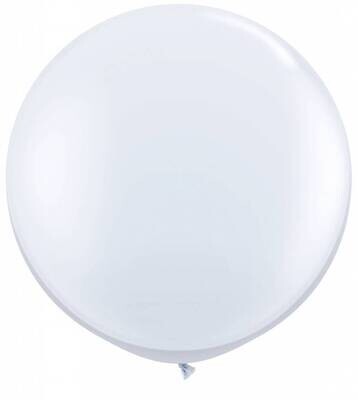 Latex Balloon-White-1pkg-36"