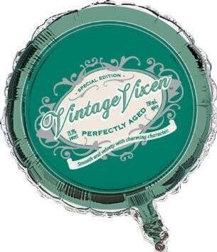 Foil Balloon - Vintage Vixen Perfectly Aged - 18&quot;