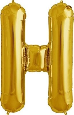 Foil Balloon - Gold H - 34''