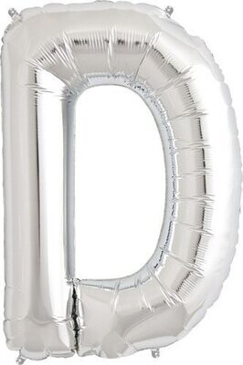 Foil Balloon - Silver - D - 34&#39;&#39;