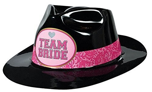 Hat-Fedora-Team Bride-Plastic-11.5&#39;&#39; x 9.5&#39;&#39;