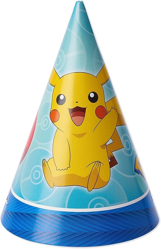 Hats - Cone - Pokemon - 8pk