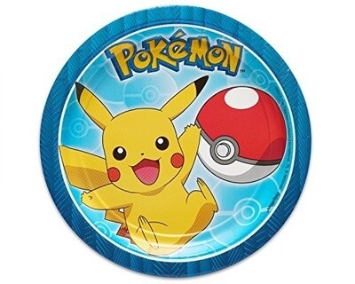 Plates-BEV-Pokemon-8pk-Paper