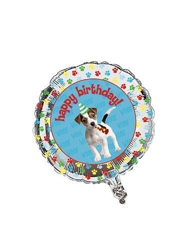 Foil Balloon - Paw-ty Time Happy Birthday - 18&quot;
