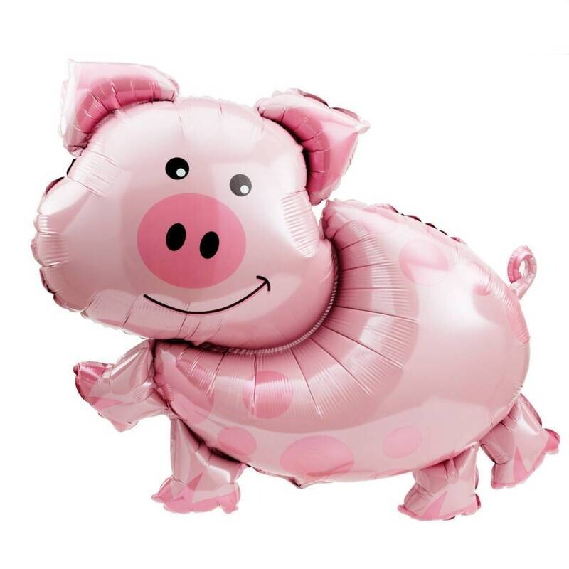 Foil Balloon-Supershape-Full Body Smiling Pig