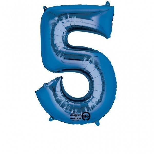 Foil Balloon - Blue #5 - 23&quot;x33&#39;&#39;
