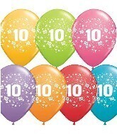 Latex Balloon-#10 Stars Assortment-1pkg-11&quot;