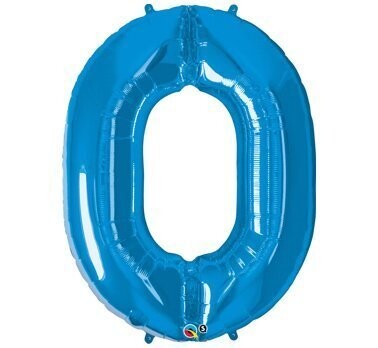 Foil Balloon - Blue #0 - 34&quot;