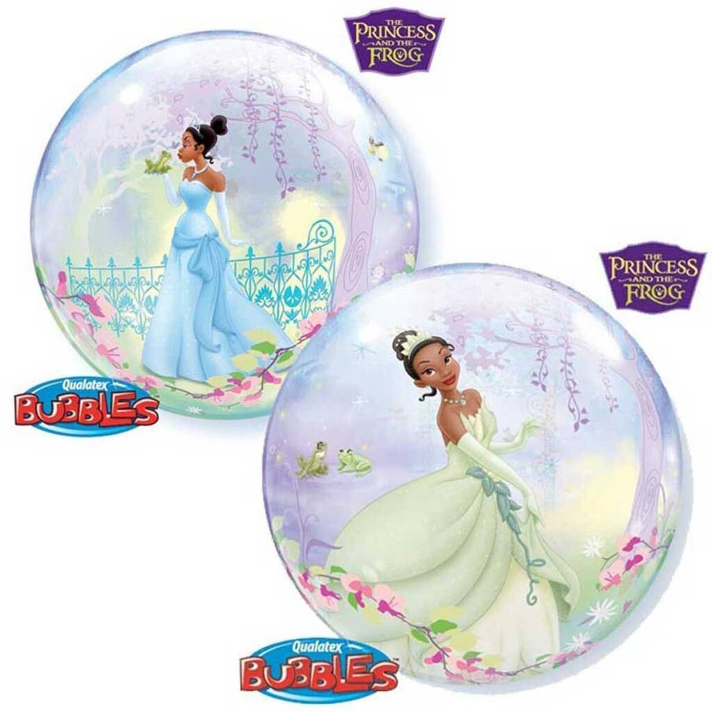 Plastic Bubble Balloon-The Princess and The Frog-1pkg-22&quot;