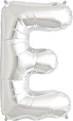 Foil Balloon - Silver - E - 34'' Foil Balloon - Silver - E - 34''