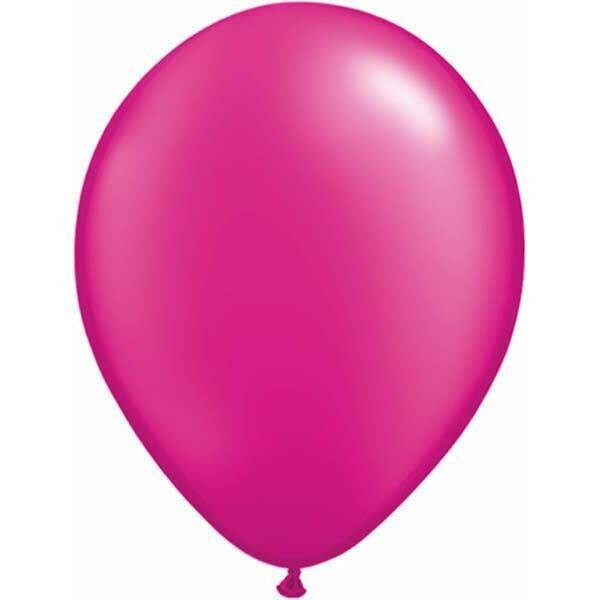 Latex Balloon-Pearl Magenta-1pkg-11&quot;