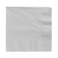 Napkins 50pc Silver 13&quot; X 13&quot;